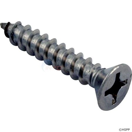 WATERWAY PLASTICS Waterway Plastics 819-0006 No.12 x 1.25 in. Skimmer Plate Screw 819-0006